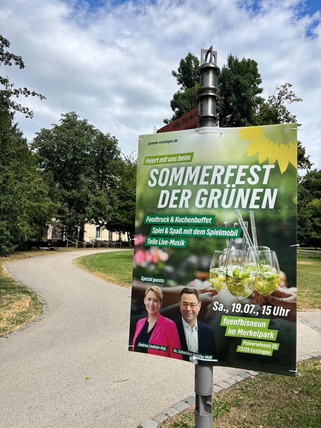 Grüne laden zum Sommerfest ein