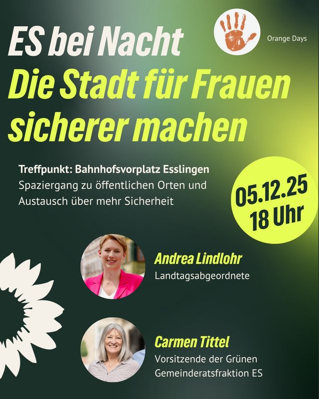 ES bei Nacht: Die Stadt für  Frauen sicherer machen