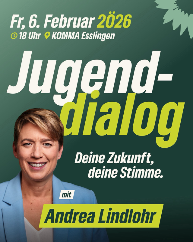 Jugenddialog mit Andrea Lindlohr