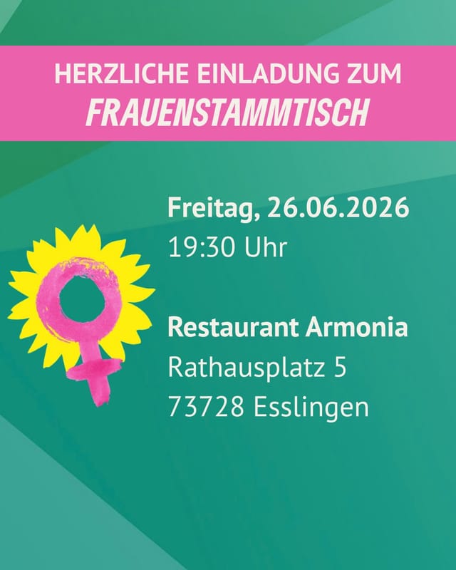 Frauenstammtisch Esslingen: 19:30 Uhr