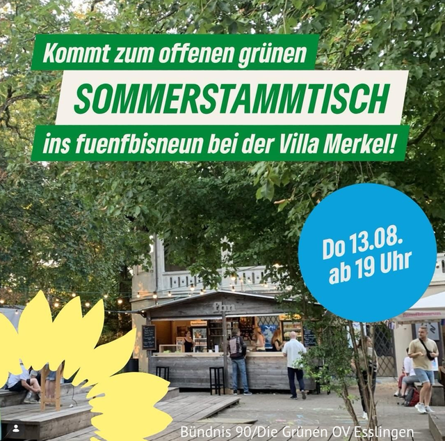 Herzliche Einladung zum Sommerstammtisch